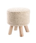 WESTPORT RUG Jaipur Living Montana Knitted Cream Stool