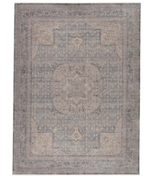 Winsome Area Rug Jaipur Living Epsilon Medallion Blue/ Gray Area Rug (7'10"X9'10")