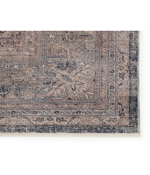 Winsome Area Rug Jaipur Living Epsilon Medallion Blue/ Gray Area Rug (7'10"X9'10")