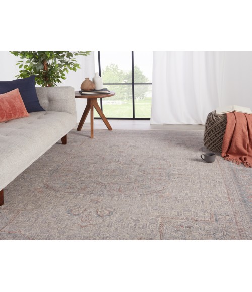 Jaipur Living Epsilon Medallion Red/ Blue Area Rug (6'3"X9'6")