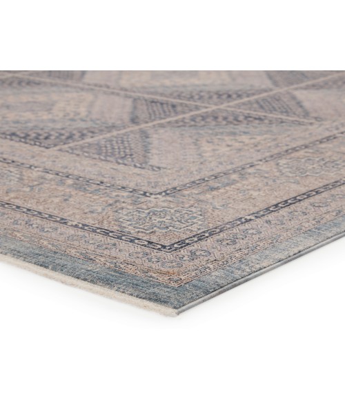 Jaipur Living Jamestown Trellis Blue/ Cream Runner Rug (3'X8')