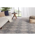 Jaipur Living Jamestown Trellis Blue/ Cream Runner Rug (3'X8')