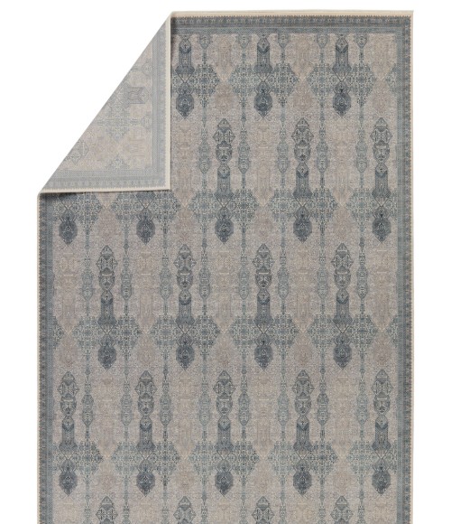 WNO07 Beaumont Rug Jaipur Living Beaumont Trellis Blue/ Tan Area Rug 10'X13'