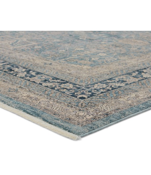 Jaipur Living Brinson Oriental Blue/ Taupe Area Rug 6'3"X9'6"