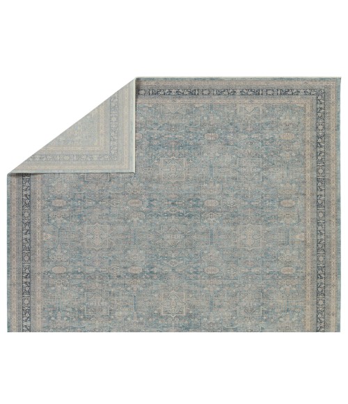 Jaipur Living Brinson Oriental Blue/ Taupe Area Rug 6'3"X9'6"