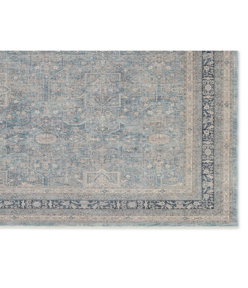 Jaipur Living Brinson Oriental Blue/ Taupe Area Rug 6'3"X9'6"