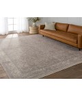 WNO09 Vivace Rug Jaipur Living Vivace Floral Gray/ Taupe Area Rug 7'10"X9'10"