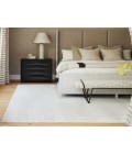 Jaipur Living Yasmin Handmade Solid White Runner Rug 3'X12'