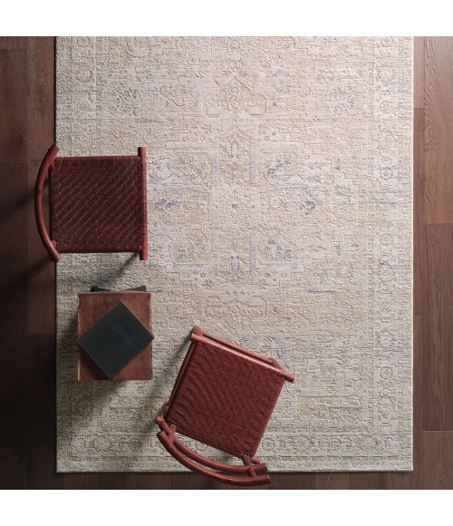 Jaipurliving Zarif Tanbeige Zar03 3 Ft. X 9 Ft. Rect. Rug