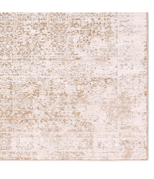 Jaipurliving Zarif Tanbeige Zar04 18 In. Swatch Rect. Rug