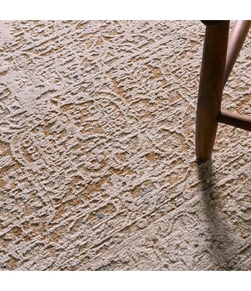 Jaipurliving Zarif Tanbeige Zar04 18 In. Swatch Rect. Rug