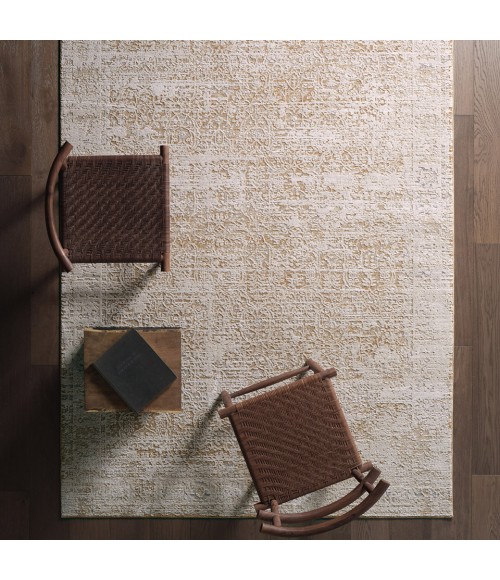Jaipurliving Zarif Tanbeige Zar04 18 In. Swatch Rect. Rug