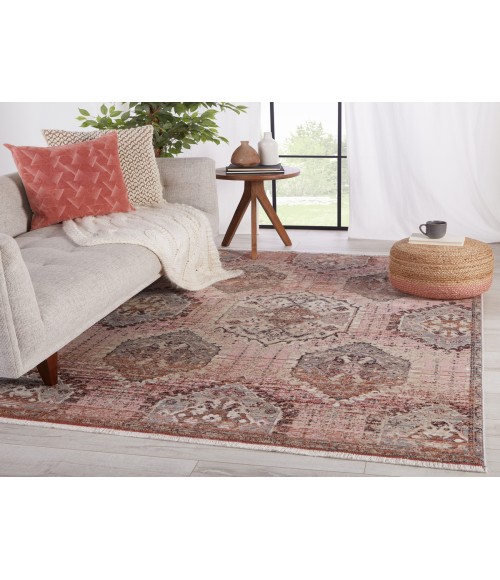 Zefira Area Rug Vibe by Jaipur Living Kyda Medallion Pink/ Gray Area Rug (10'X14')