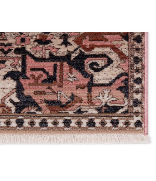 Vibe by Jaipur Living Bellona Medallion Pink/ Gray Area Rug (8'X10'6")