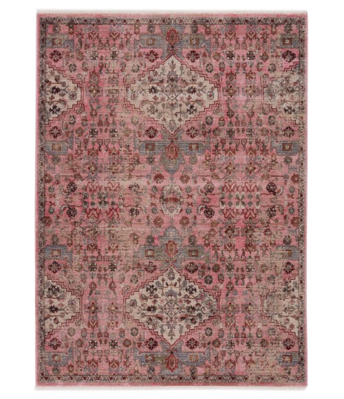 Zefira Area Rug Vibe by Jaipur Living Kerta Medallion Pink/ Beige Area Rug (5'X8')