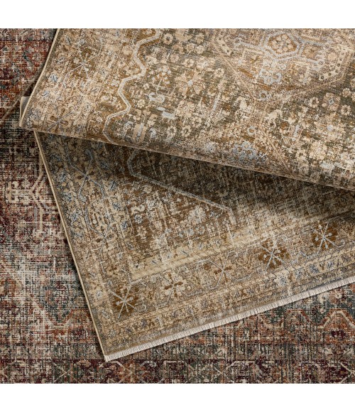 Vibe by Jaipur Living Zakaria Medallion Red/Blue Area Rug 5'X8'