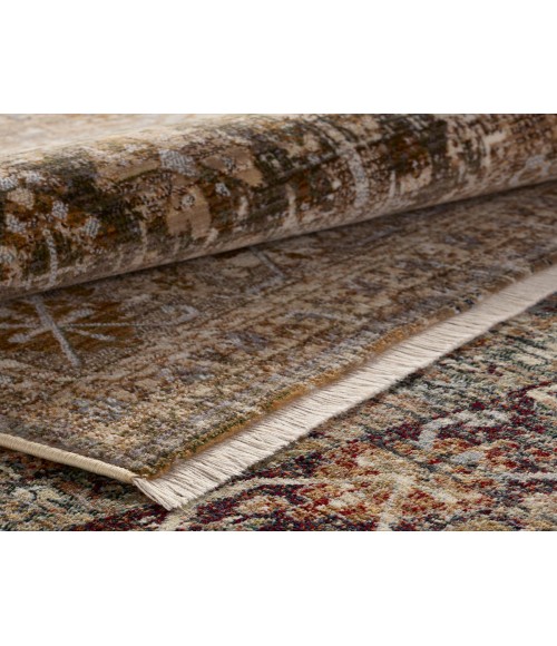 Vibe by Jaipur Living Zakaria Medallion Tan/Taupe Area Rug 5'X8'