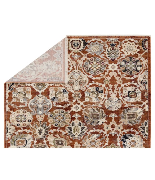 Vibe by Jaipur Living Althea Floral Orange/ Cream Area Rug 8'X10'6"