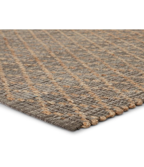 Jaipur Living Zealand Gray Rug ZLN01 18 in. Swatch Square - Rugs Town Jaipur Living Zealand Gray ZLN01 18 in. Swatch Square Rug