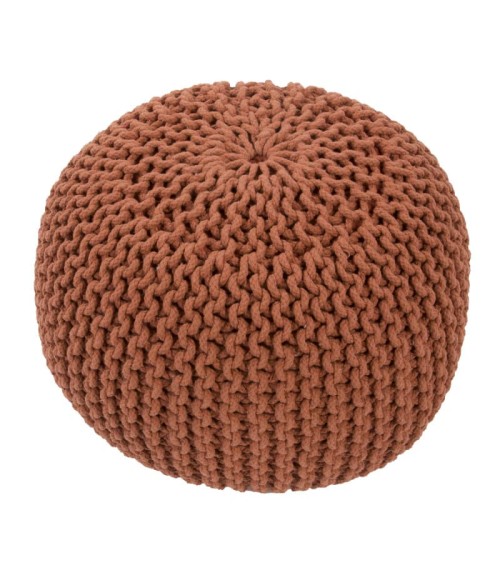 SPECTRUM POUF RUG Jaipur Orange Cotton Living Spectrum Pouf Stp05 Aragon 20 x 14 Cylindric