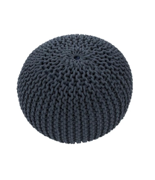 SPECTRUM POUF RUG Jaipur Living Spectrum Pouf Stp06 Orion Blue Cotton 20 x 14 Cylin