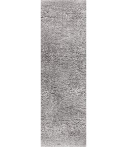 Jonathany Alaska Shag ALA102A Gray Area Rug 2 ft. 3 in. X 8 ft. Runner