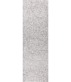 Jonathany Alaska Shag ALA102C Gray/Ivory Area Rug 2 ft. 3 in. X 8 ft. Runner