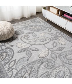 Jonathany Amalfi Coast AMC102A Light Gray/Ivory Area Rug 5 ft. 3 in. X 7 ft. 7 in. Rectangle
