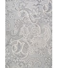 Gordes Paisley High-Low Light Gray/Ivory 3 ft. x 5 ft. Indoor/Outdoor Area Rug