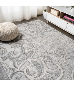 Jonathany Amalfi Coast AMC103A Light Gray/Ivory Area Rug 3 ft. X 5 ft. Rectangle