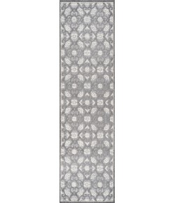 Jonathany Amalfi Coast AMC107A Light Gray/Ivory Area Rug 2 ft. 3 in. X 10 ft. Runner