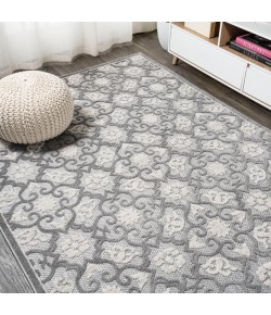 Jonathany Amalfi Coast AMC107A Light Gray/Ivory Area Rug 3 ft. X 5 ft. Rectangle