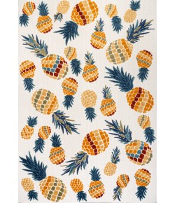 Jonathany Amalfi Coast AMC117A Orange/Navy Area Rug 3 ft. X 5 ft. Rectangle
