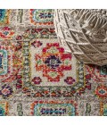 BOHEMIAN FLAIR Area Rug Bohemian FLAIR Boho Vintage Medallion Navy/Red 3 ft. x 5 ft. Area Rug