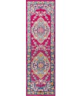 BOHEMIAN FLAIR Area Rug Bohemian FLAIR Boho Vintage Medallion Pink/Ivory 2 ft. x 8 ft. Runner Rug