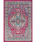 BOHEMIAN FLAIR Area Rug Bohemian FLAIR Boho Vintage Medallion Pink/Ivory 8 ft. x 10 ft. Area Rug
