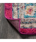 BOHEMIAN FLAIR Area Rug Bohemian FLAIR Boho Vintage Medallion Pink/Ivory 8 ft. x 10 ft. Area Rug