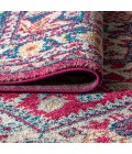 BOHEMIAN FLAIR Area Rug Bohemian FLAIR Boho Vintage Medallion Pink/Ivory 8 ft. x 10 ft. Area Rug