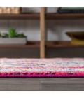 BOHEMIAN FLAIR Area Rug Bohemian FLAIR Boho Vintage Medallion Pink/Ivory 8 ft. x 10 ft. Area Rug
