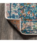 BOHEMIAN FLAIR Area Rug Bohemian FLAIR Boho Vintage Medallion Cream/Navy 2 ft. x 8 ft. Runner Rug