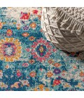 BOHEMIAN FLAIR Area Rug Bohemian FLAIR Boho Vintage Medallion Navy/Cream 3 ft. x 5 ft. Area Rug