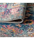 BOHEMIAN FLAIR Area Rug Bohemian FLAIR Boho Vintage Medallion Navy/Cream 3 ft. x 5 ft. Area Rug