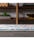 BOHEMIAN FLAIR Area Rug Bohemian FLAIR Boho Vintage Medallion Navy/Cream 3 ft. x 5 ft. Area Rug