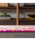 BOHEMIAN FLAIR Area Rug Bohemian FLAIR Boho Vintage Medallion Pink/Cream 3 ft. x 5 ft. Area Rug