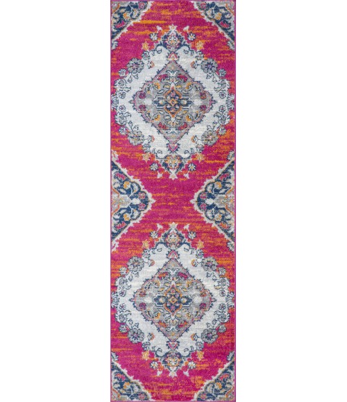 BOHEMIAN FLAIR Area Rug Bohemian FLAIR Boho Vintage Medallion Multi 2 ft. x 8 ft. Runner Rug