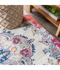 BOHEMIAN FLAIR Area Rug Bohemian FLAIR Boho Vintage Medallion Multi 4 ft. x 6 ft. Area Rug
