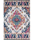 BOHEMIAN FLAIR Area Rug Bohemian FLAIR Boho Vintage Medallion Blue/Multi 2 ft. x 3 ft. Area Rug