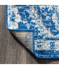 Bohemian FLAIR Boho Vintage Medallion Cream/Blue 4 ft. x 6 ft. Area Rug