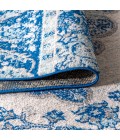 Bohemian FLAIR Boho Vintage Medallion Cream/Blue 4 ft. x 6 ft. Area Rug