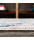 BOHEMIAN FLAIR Area Rug Inigo Cottage Medallion Blue/Gray 2 ft. x 8 ft. Runner Rug